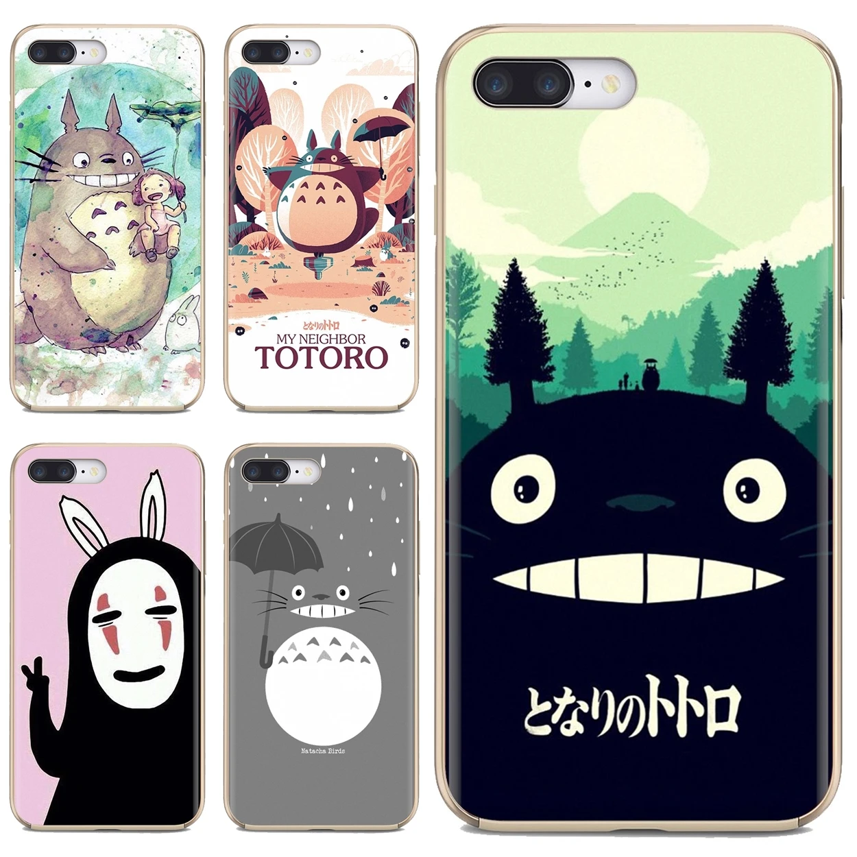 Милый Мой сосед Тоторо для iPhone 11 Pro 4 4S 5 5S SE 5C 6 6S 7 8 Plus X 10 XR XS Max iPod Touch дешевый