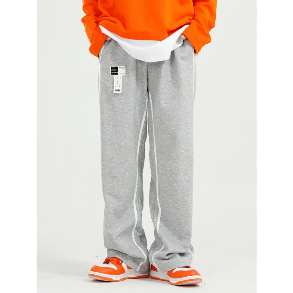 

Firmranch 2020 Spring/Autumn Loose Casual Long Sportpants Men INS Hip Hop Both Side Strap Sweatpants Youth Boys Sport Series