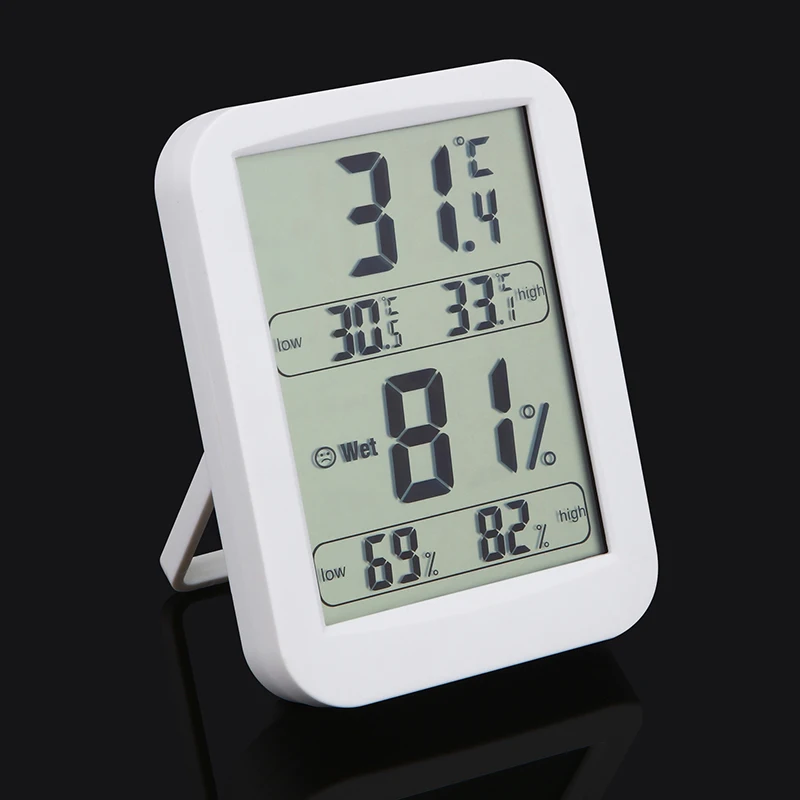 

1x Home Indoor LCD Digital Memory Electronic Temperature Humidity Meter Monitor