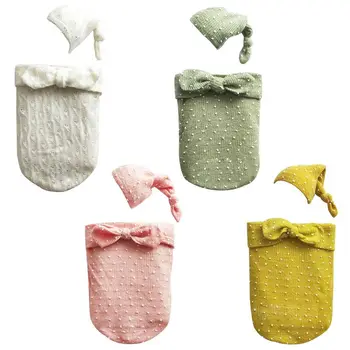 

Newborn Newborn Infant Baby Blanket Warm Swaddle Wrap New Photographic Photography Costumes Full Moon Photo Suit Blend Cotton