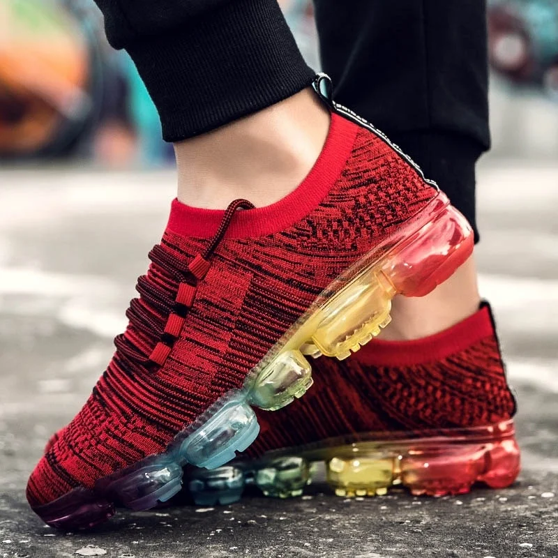 

High Quality 2019 New Men Running Shoes Breathable Sport Shoes Male Athletic Outdoor Sneakers