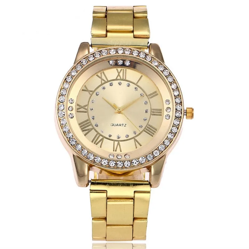 

Hot Sales Geneva Hot Selling Men's Women's Steel Belt Diamond Set Rome Letter Decoration Top Grade Watch Fashion Watch