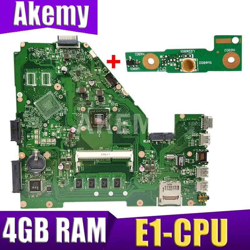 Xinkaidi X550ea Laptop Motherboard For Asus X550ea X550ep X550e X552e Test Original Mainboard 4g Ram E1 Cpu Laptop Motherboard Aliexpress