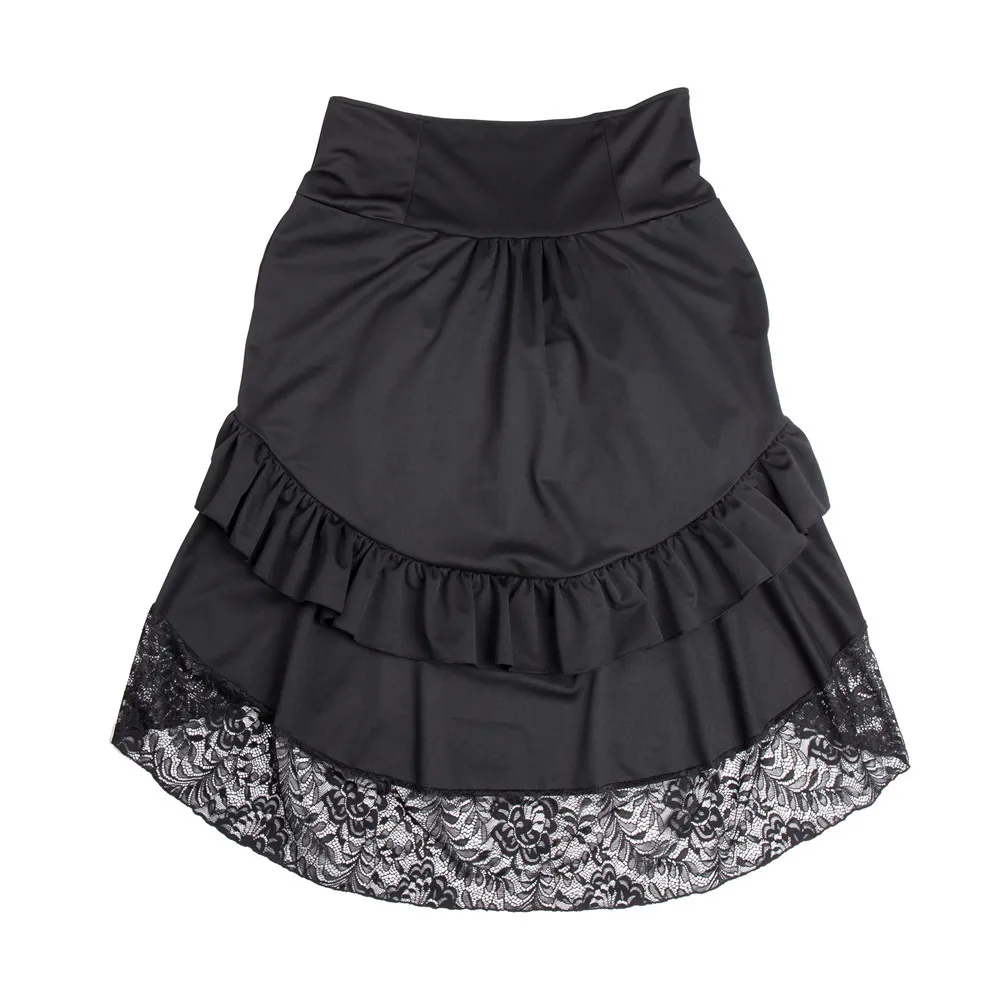 AliExpress EBay Паровая панк готический дворец Женская юбка кружевные длинные юбки