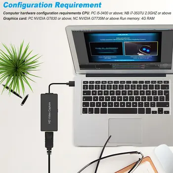 

For TV PC USB Interface Portable 60fps Office Live Streaming Plug And Play HD 1080P HDMI Card Game Recorder 4K Universal
