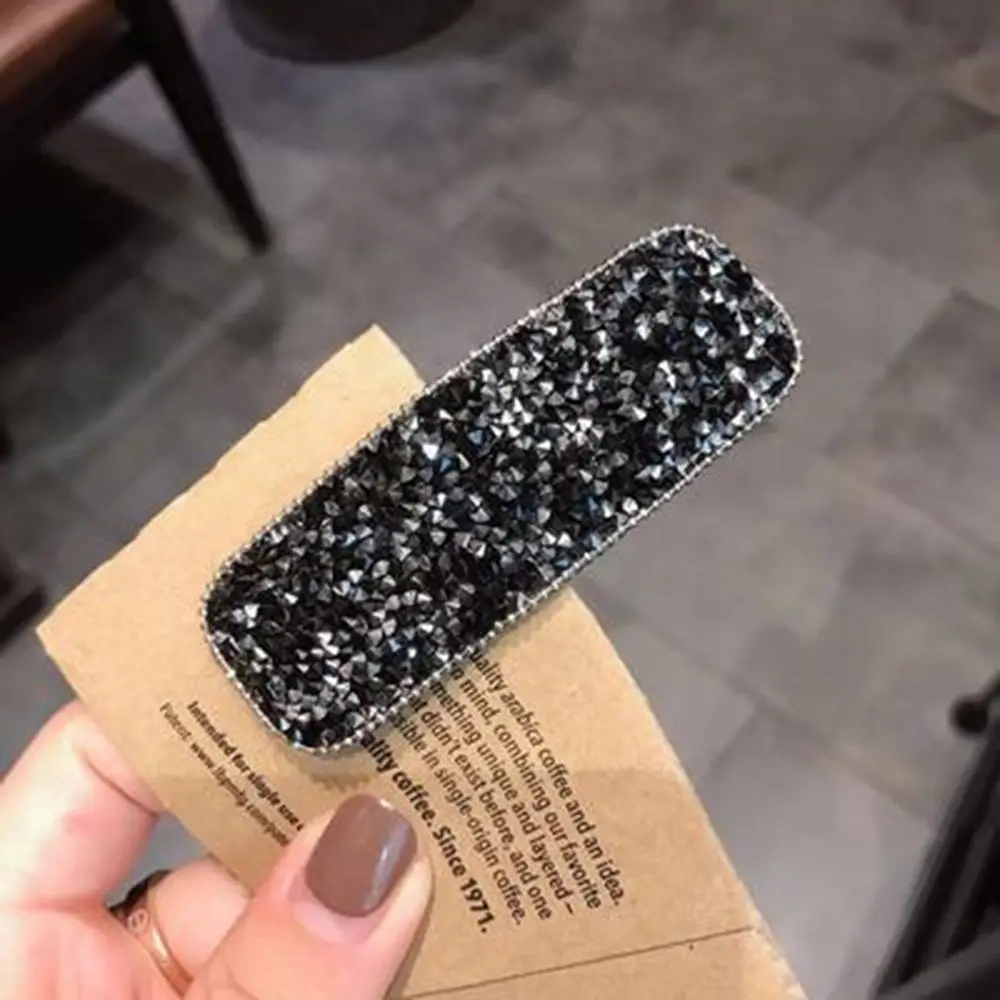 1 шт. квадратная капля Bling хрустальные шпильки для волос головные уборы для женщин девушек Стразы заколки невидимки для волос заколка аксессуары