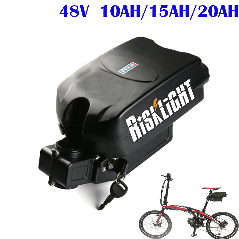 Long Range 48v Ebike Lithium Battery Frog Type 48 Volt 10ah 15ah 20ah