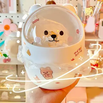 Kawaii Bear Desktop Trash 5