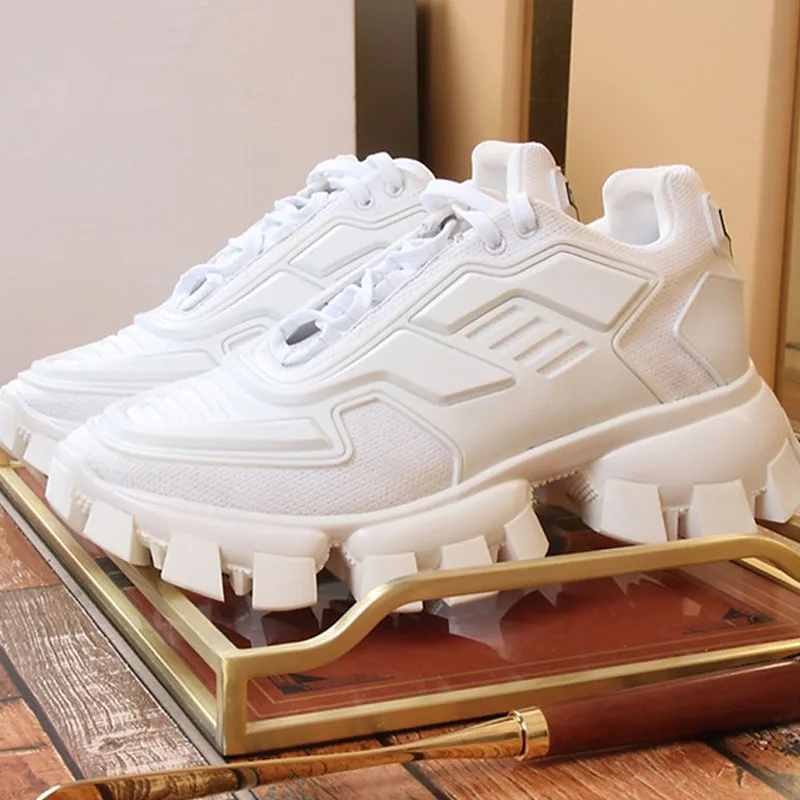 Спортивная обувь для мужчин; Роскошные Брендовые спортивные кроссовки; Повседневная модная мужская обувь для бега; Наивысшее качество - Цвет: Белый