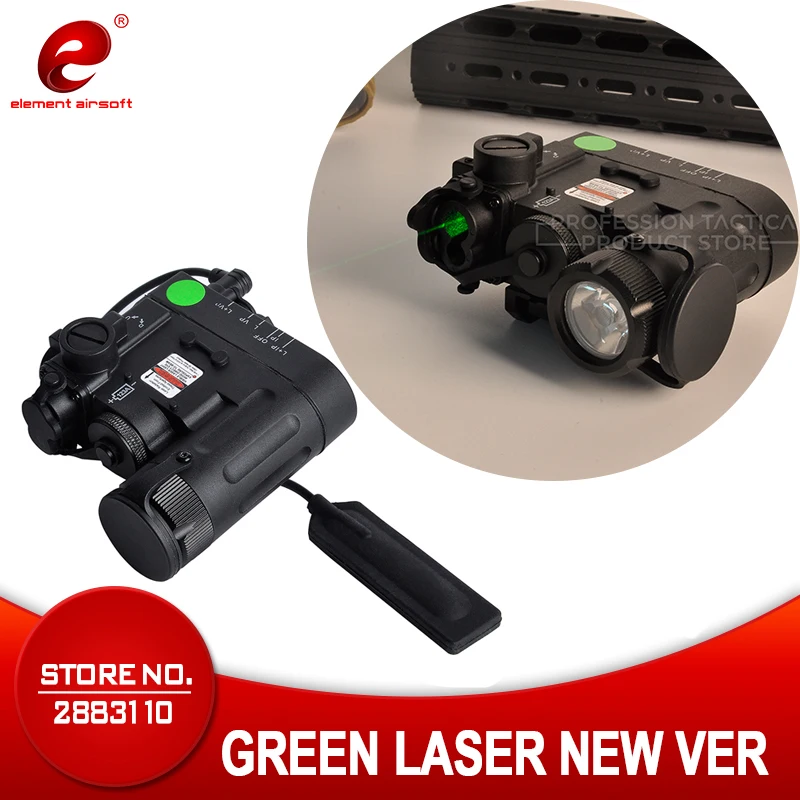 

Element Traumatic Armas DBAL-D2 a2 Green Laser Led Torch Inforce Aplc IR Stobe Tactical Flashlight Gun Lamp Weapon Light EX454