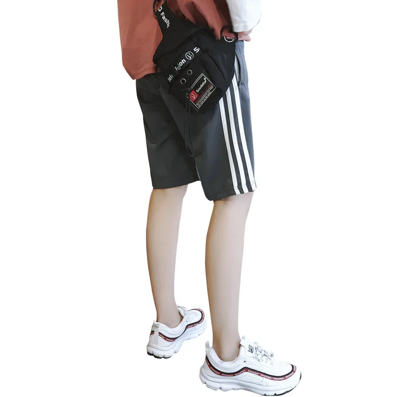 Side stripes Sports Jogging Straight Drawstring Waist Men Solid Color Shorts Men Casual Fashion Shorts Male Slim Fit Short Pants Side stripes Sports Jogging Straight Drawstring Waist Men Solid Color Shorts Men Casual Fashion Shorts Male Slim Fit Short Pants