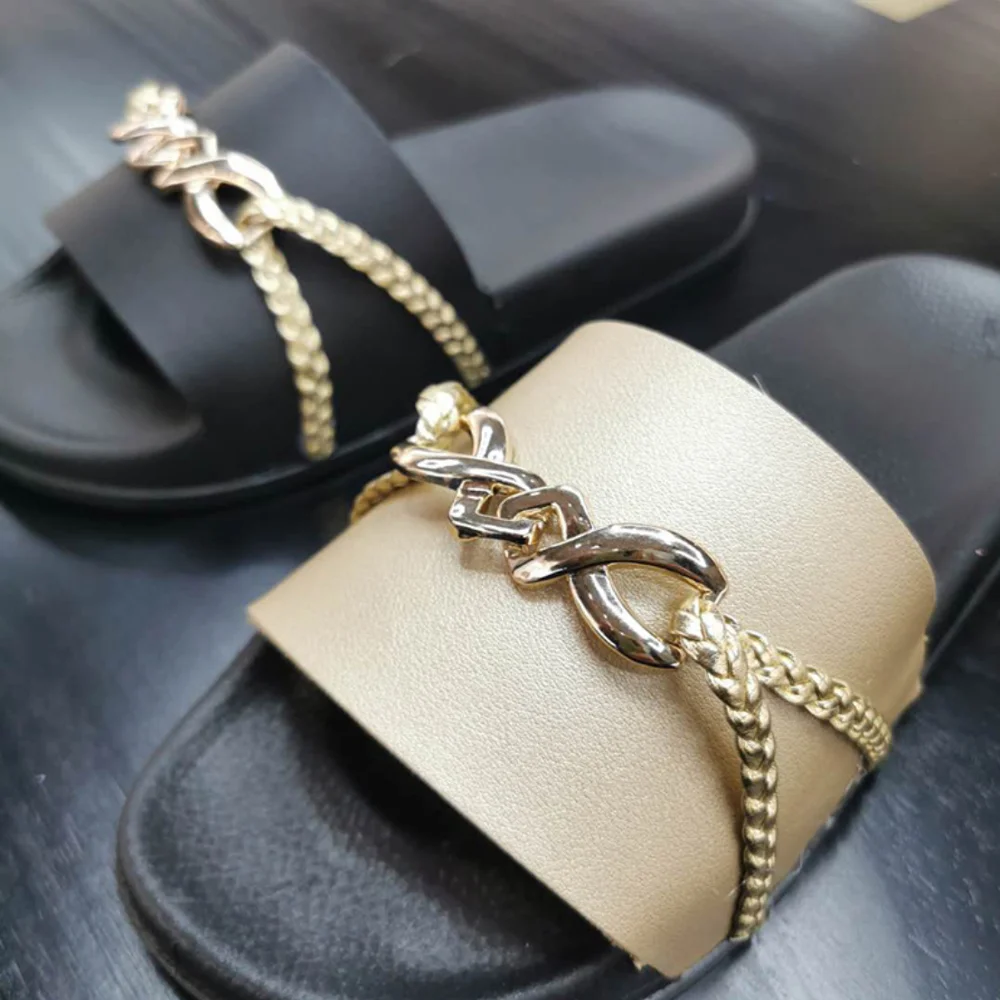 Woman Summer Sandals Bathroom Non-slip Outdoor Party Slippers Cute Shoes Flip Flops Slide Shoes Flat Waterproof Shoes