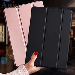 Caso inteligente para ipad 9.7 2018 2017 fundas magnético suporte de couro do plutônio capa inteligente para ipad 5 6 ar 1 2 5th 6th geração escudo