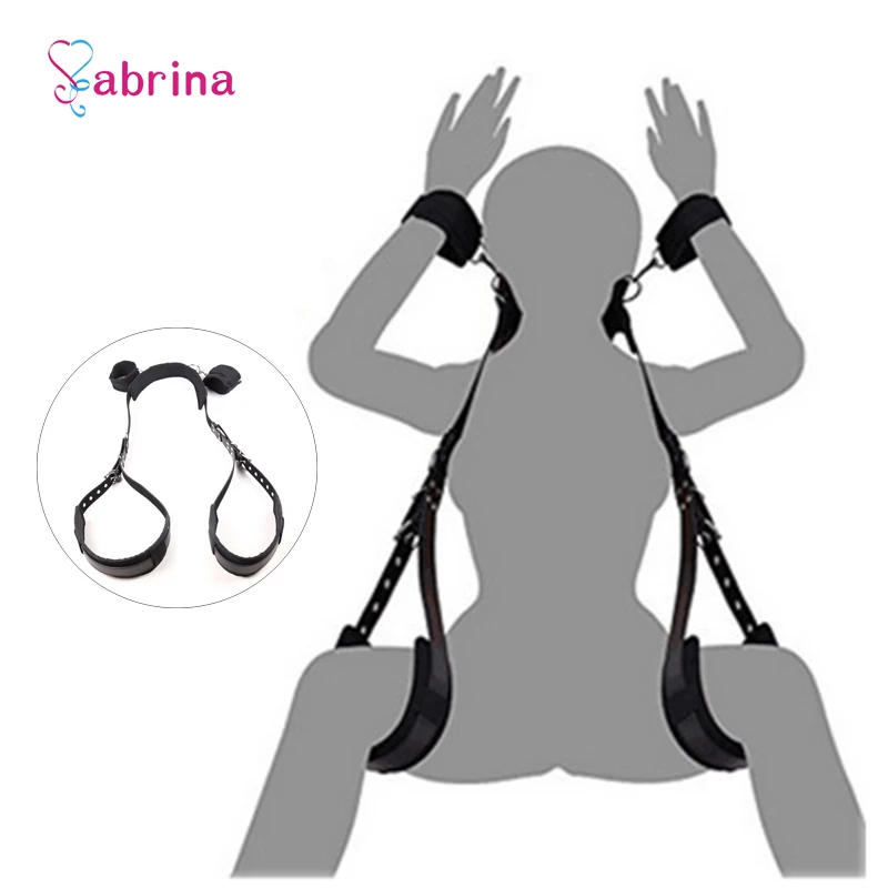 Наручники и манжеты на щиколотки набор запонок бандажный привязной ремень для