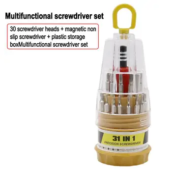

31 In 1 Screwdriver Kit Magnetic Repair Tool Set Screwdriver Bit Set For Computer Cell Phone Watch Laptop Repair Tool
