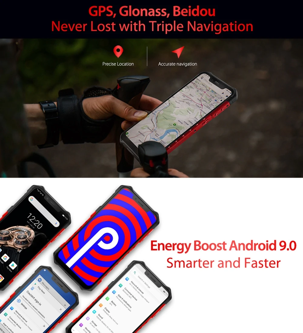 Ulefone Armor 6S Водонепроницаемый IP68 NFC прочный мобильный телефон Helio P70 Otca-core Android 9,0 6 ГБ+ 128 Гб Смартфон глобальная версия
