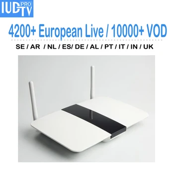

Cheap Smart Android TV Box With Leadcool IUDTV PRO IPTV Subscription Sweden Netherlands Spain German UK Live TV Full Package