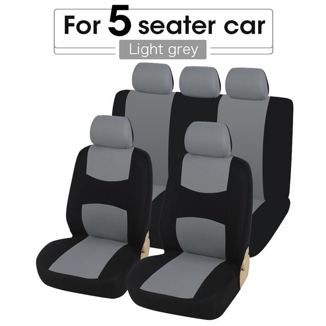 Seat Cover Airbag Compatible Ventilation Cloth Protect Cushion Autos Universal Interior Accessories For 1/2/5/7 seats Cars