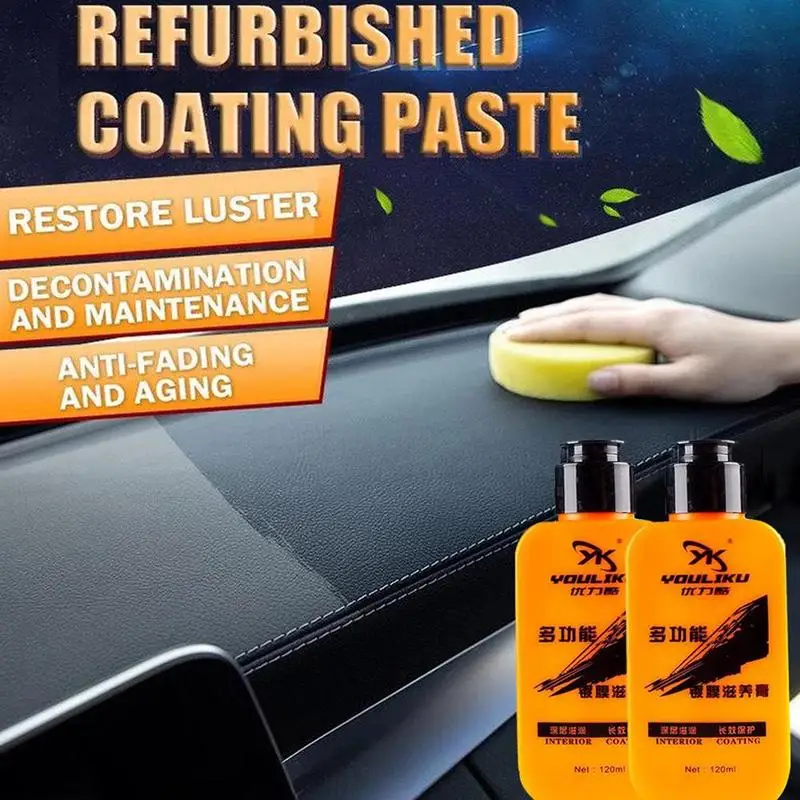 

120ml Leather Repair Cream Automotive Interior Auto & Leather Renovated Coating Paste Maintenance Agent Leather No Smell Cleaner