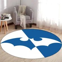 ZOOTOP круглый коврик с медведем, коврик с Суперменом, нескользящий игровой коврик, подарок для детей, новинка, Прямая поставка