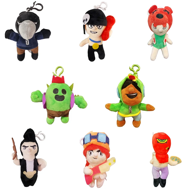 

15cm brawl stars game plush anime cartoon star hero character Spike Shelly PRIMO MORTIS plush toy model children's birthday gift