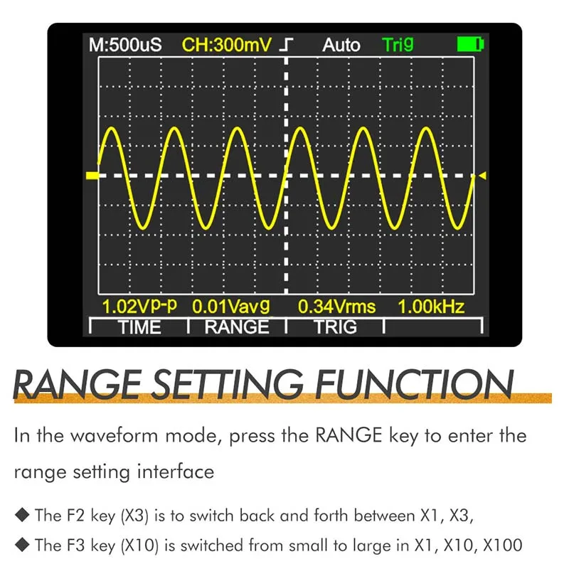 Upgraded MUSTOOL MT8208 2 In 1 HD Intelligent Digital Multimeter Graphical Oscilloscope 2.5Msps Sampling Rate Electronic Test