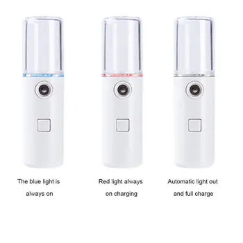 

1pc USB Vaporizer Nano Mist Spray Portable Vapor Vaporizer Body Humidifier Instrument Care Moisturizing Skin F1L2