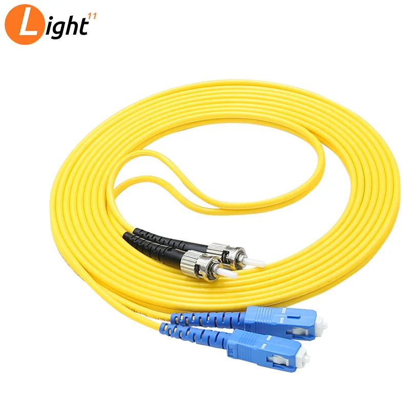 

10pcs /lot ST/UPC to FC/UPC Optical Fiber jumper Patch Cord 62.5/125um Fibre Cable
