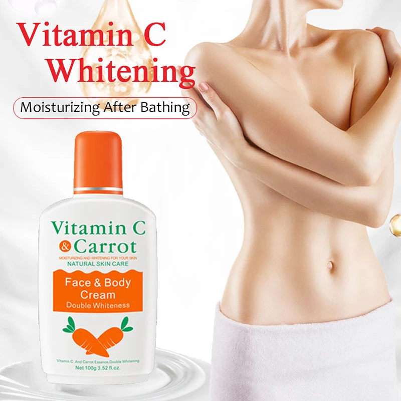 vitamin c and carrot face and body cream