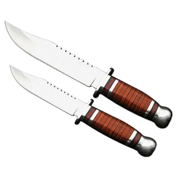 

DuoClang Tactical Hunting Fixed Blade Knife Military Survival 5Cr13Mov Steel High Performance Straight Knives