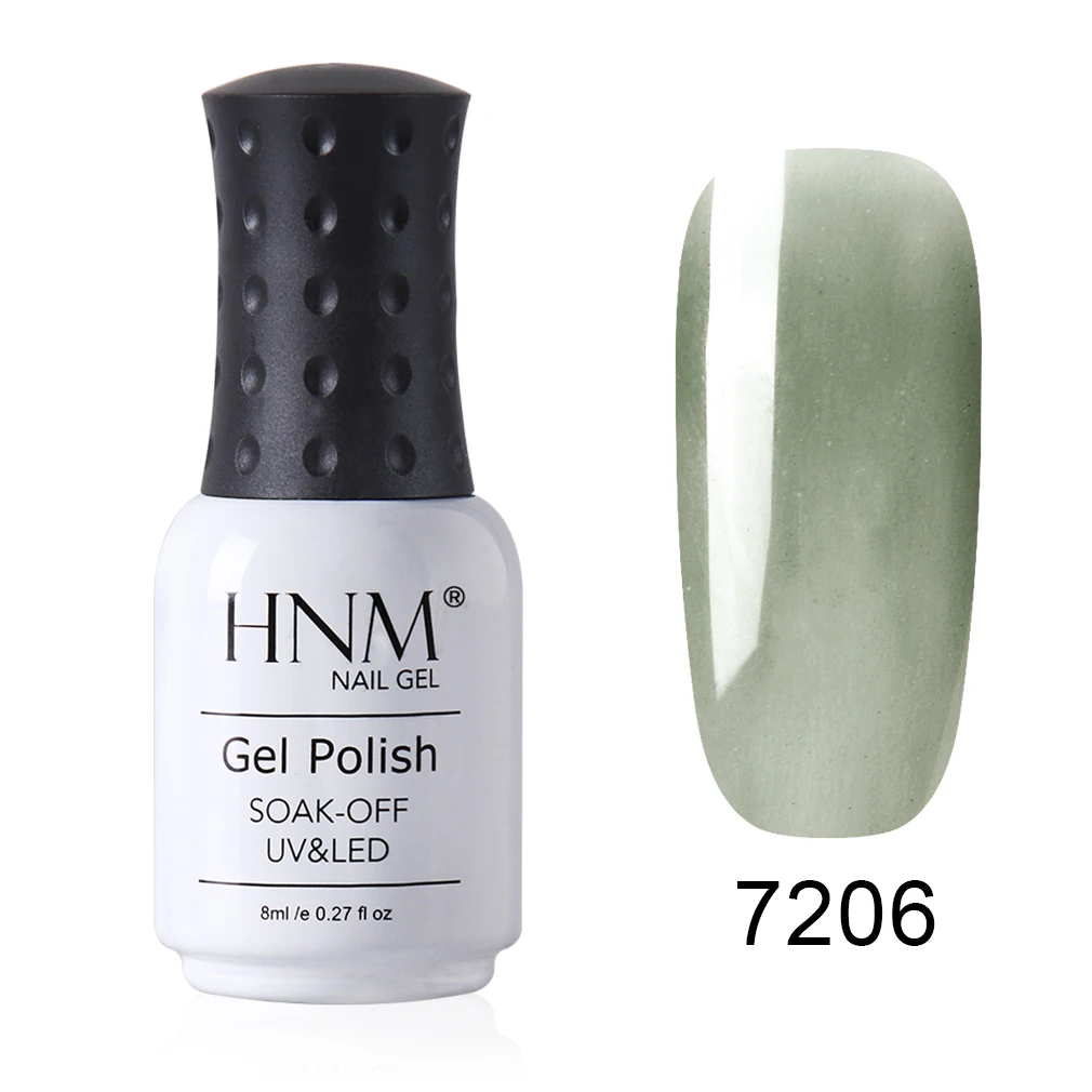 HNM, новинка, 8 мл, французский обнаженный УФ светодиодный Гель-лак для ногтей Narl Art Soak Off, гибридный лак, лампа, полупостоянная краска, лаковая эмаль - Цвет: 7206
