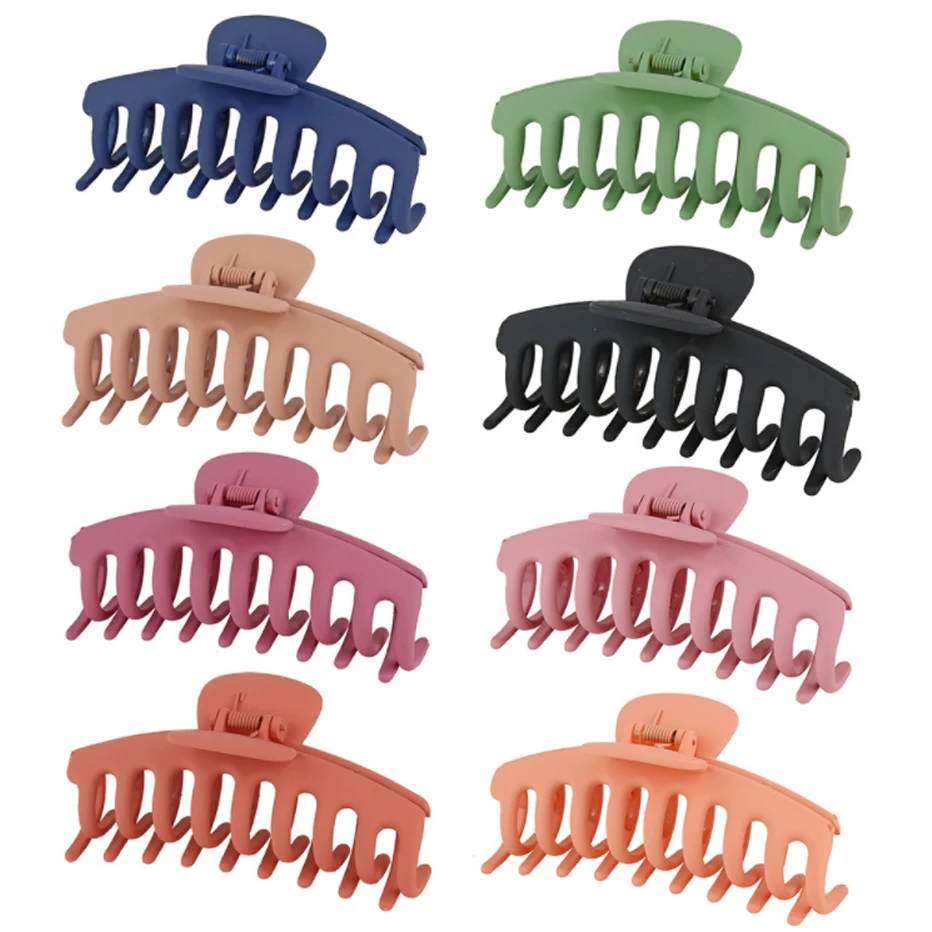 4/6/8/12 PCS Hair Clips Tough Plastic Large Size Hairpins Girls Clamps Hair Rope Hair Bands Headwear Hair Accessories Women Gift bride headband