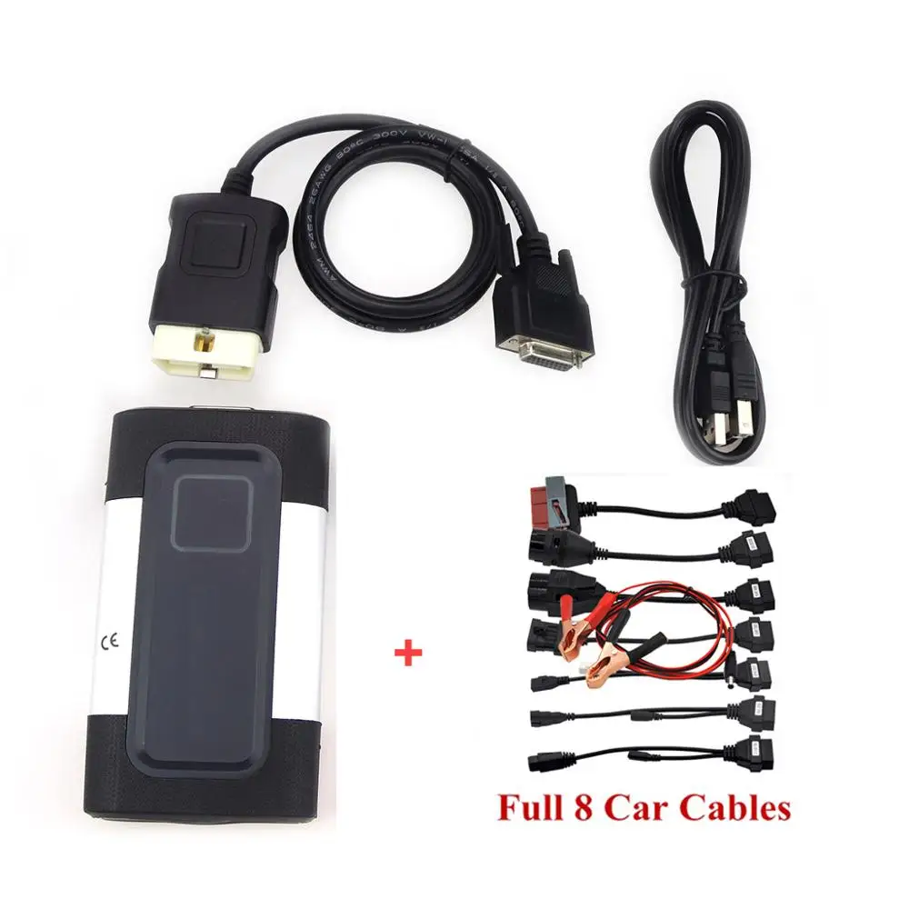 

Tcs Obd 2 Obd Obd2 Scanner For Autocome Cdp Pro 2019 Bluetooth Car Diagnostic Too +8 Pcs Car Cables For Delphis Ds150e