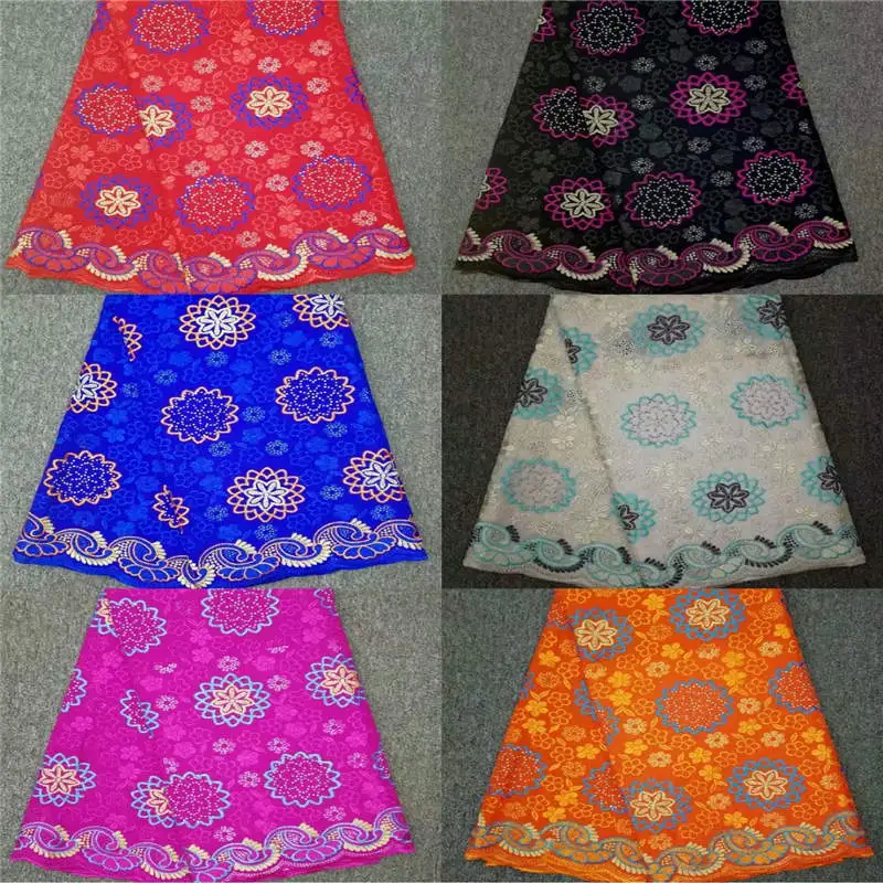 YL! Лучшие продажи нигерийские перфорированные хлопчатобумажные кружевные ткани высокого качества африканские кружевные ткани кружевной хлопковый материал! J91021