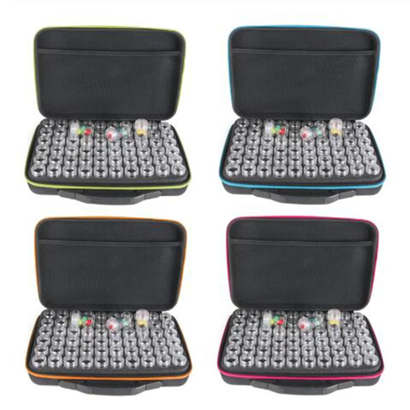 

7 Colors 60 Bottles Diamond Painting Cross Stitch Accessories Tool Box Container Diamond Storage Bag Case Embroidery Mosaic