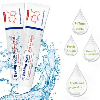 

Baking Soda Toothpaste Whitening Toothpaste Fresh Breath Gingival Protection Mothproof Tooth Fixation Deep Cleaning Toothpaste