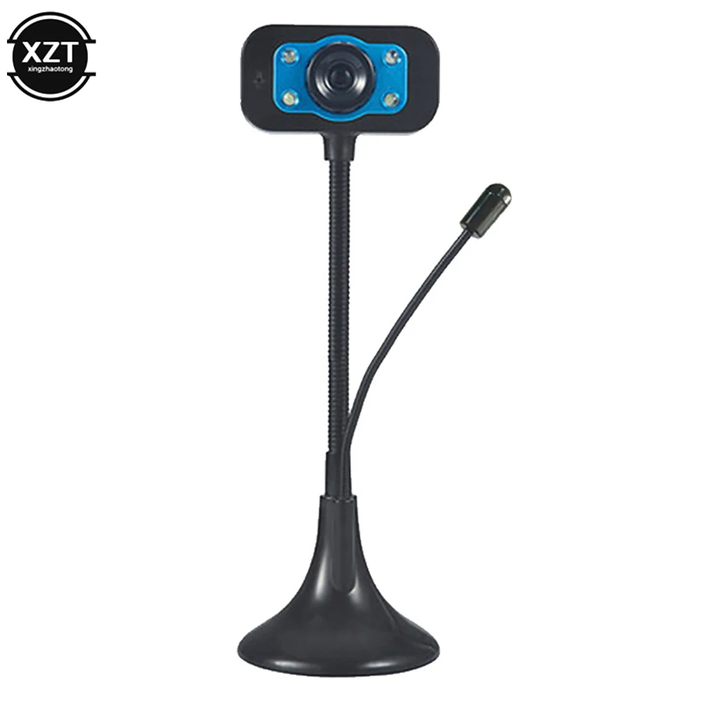 HD Webcam USB Web Camera With Noise Cancelling Microphone 360 Degree Rotation For Home Computer PC Office Study Game | Электроника