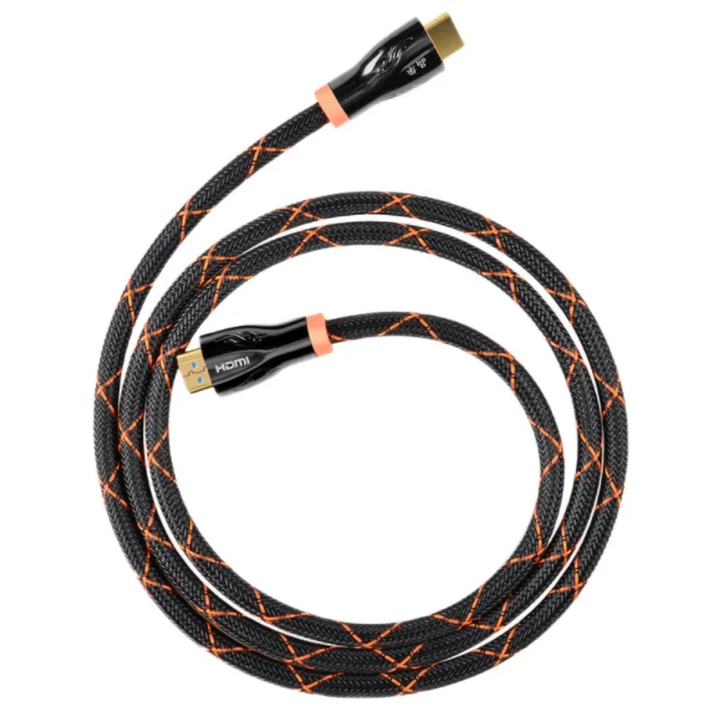 2K* 4K цинковый сплав HDMI кабель HDMI HD версия 2,0 для видео HDTV проекторы 1,5-15 м - Цвет: 10m