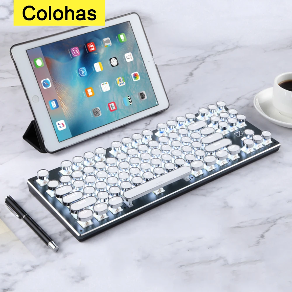 

2.4G Wireless Tri-mode Bluetooth-compatible Type-C USB Mechanical Keyboard Gaming Keyboard For Macbook Tablet PC Gamer