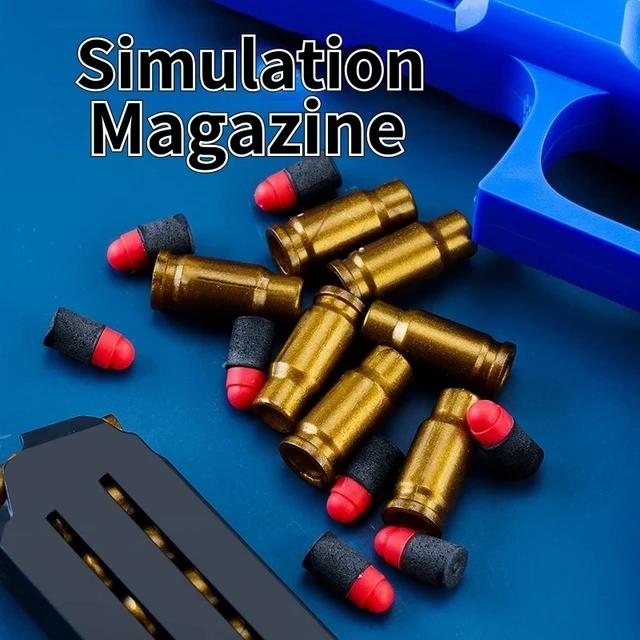 Glock M1911 Toys Gun Shell Ejection Handgun Toy EVA Soft Darts Bullet Airsoft Pistol Boys Outdoor CS Shooting Gun Birthday Gift 4