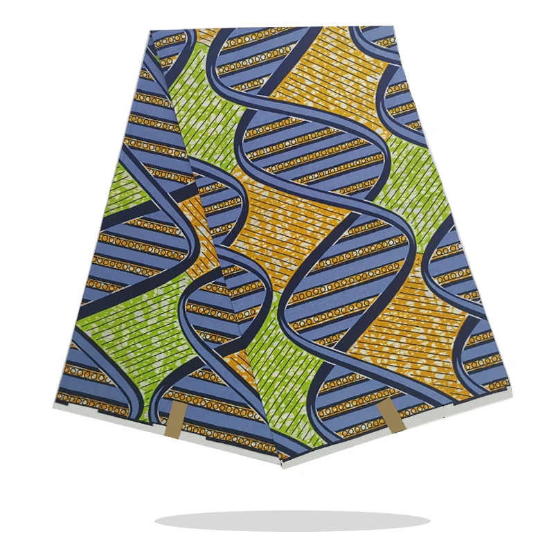 

6 Yards Dutch Wax Prints Fabric Veritable High Quality Sewing Materials Real Ankara African Wax Prints Fabric For Sewing SP17-37