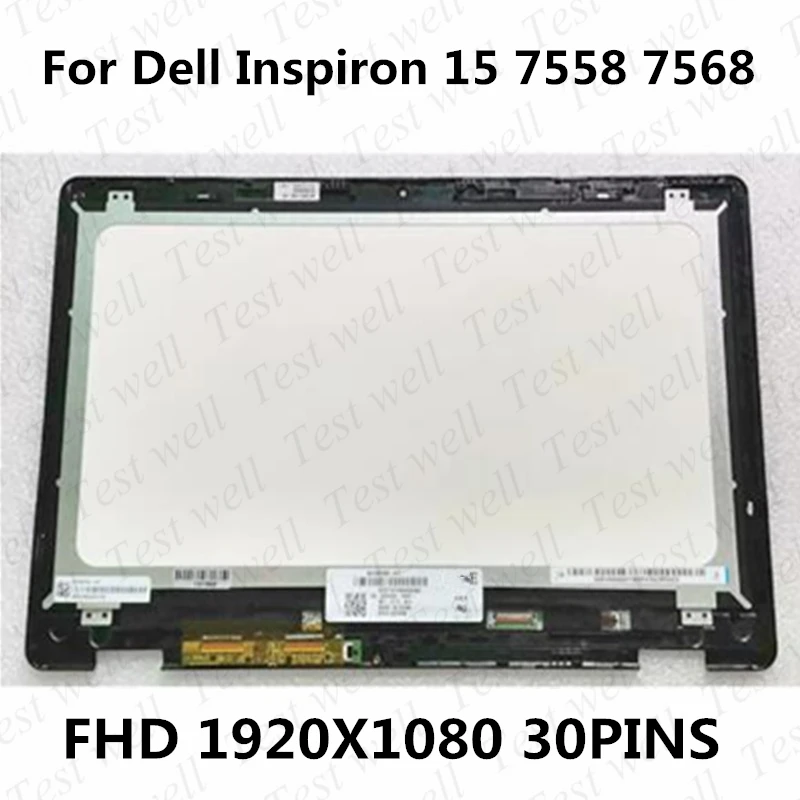 

Оригинальный ЖК-дисплей 15,6 "для Dell Inspiron 15 7558 7568 7000 с сенсорной сборкой, Φ 02DHX6 FHD 1920*1080