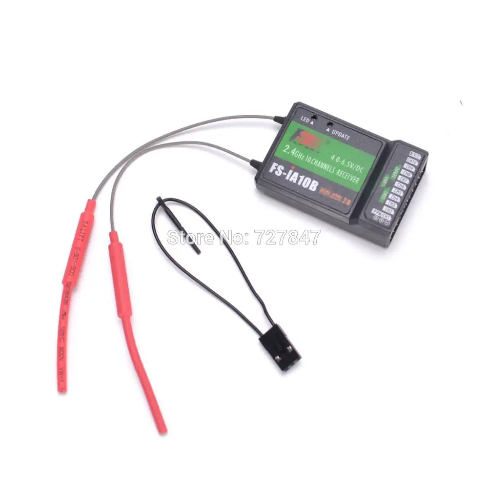 

Flysky FS-IA10B Fly Sky 2.4G 10 channel Receiver PPM Output With iBus Port Compatible with FS-i6 FS-i6S FS-i10 For Quadcopter