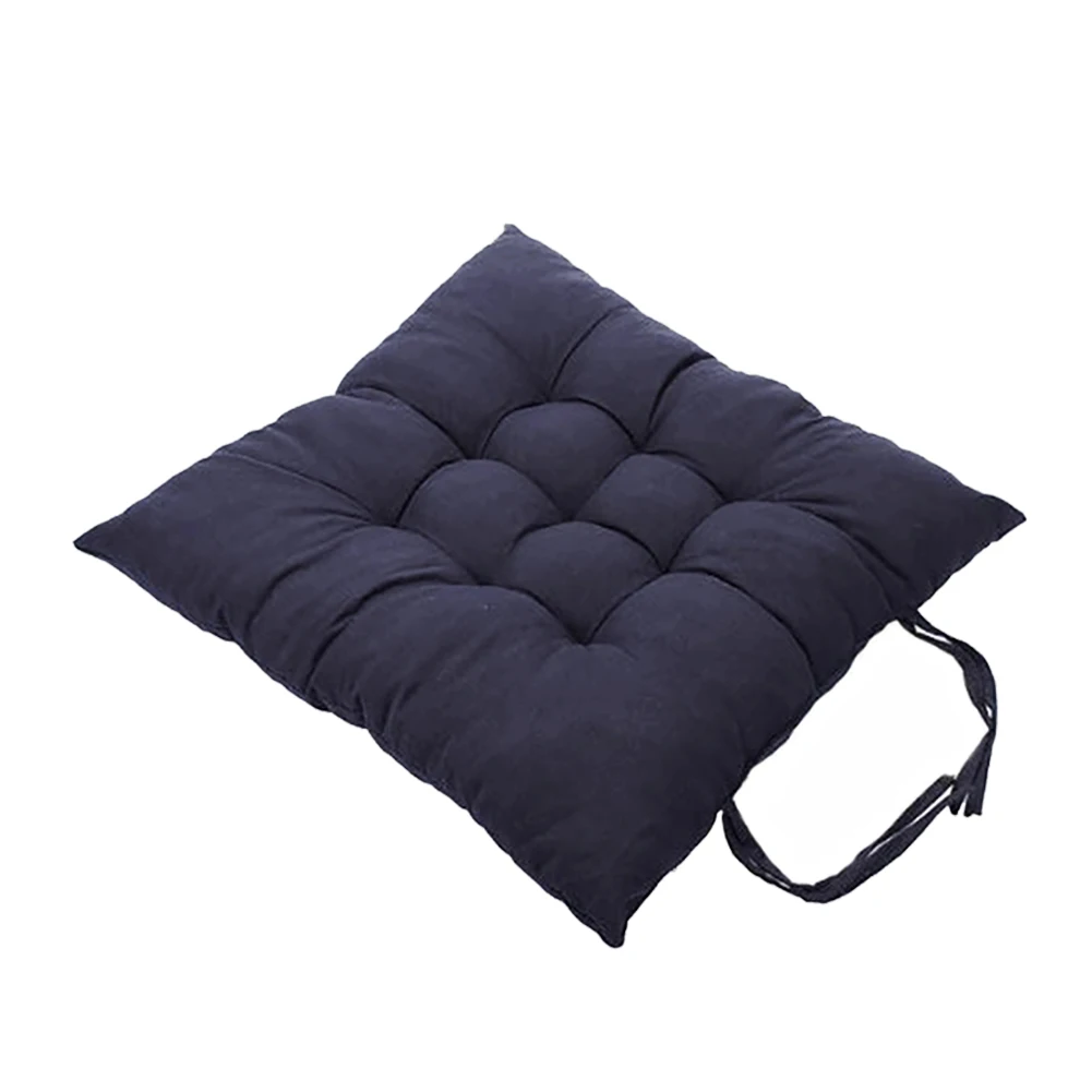 

Household Thick Solid Color Sanding Chair Cushion Chair Cushion Winter Office Bar Student Chair Back Seat Sofa Cushion Hip