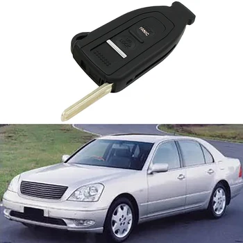 

2 Buttons Replacement Smart Car Remote Key Shell Uncut Blade for Lexus LS430 2002-2006