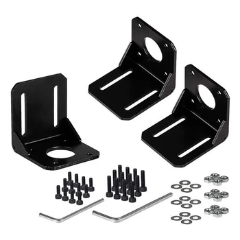 

Stepper Motor Mounting Bracket, 3PCS Alloy Steel L Bracket for Nema 17 Stepper Motor with Screws and Inner Hexagon Spanner
