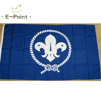 

World Crest Scout Flag 2ft*3ft (60*90cm) 3ft*5ft (90*150cm) Size Christmas Decorations for Home Flag Banner