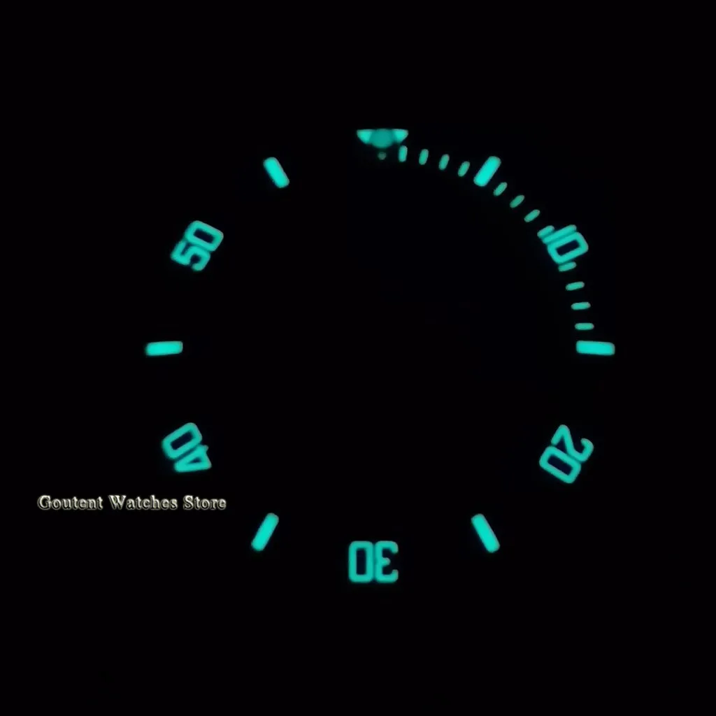 New 38mm Super Blue Luminous High Quality Watch Bezel Insert Blue Ceramic Bezel Ring Insert Watch Parts Fits For 40mm Watches
