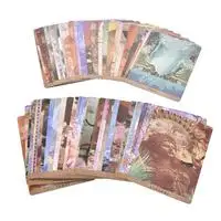 Английский для новой версии Tarot карт колода Настольная игра руководство таинственный Гадания и предсказания судьбы Таро подарок Семья вечерние игральных карт игры - Цвет: 6