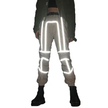 #Special Offers 2020 Women's Long Pants Fashion Reflective Workout Leggings Reflective Stitching Casual Overalls Belt Loose Breathable Joggers #Special Offers 2020 Women's Long Pants Fashion Reflective Workout Leggings Reflective Stitching Casual Overalls Belt Loose Breathable Joggers